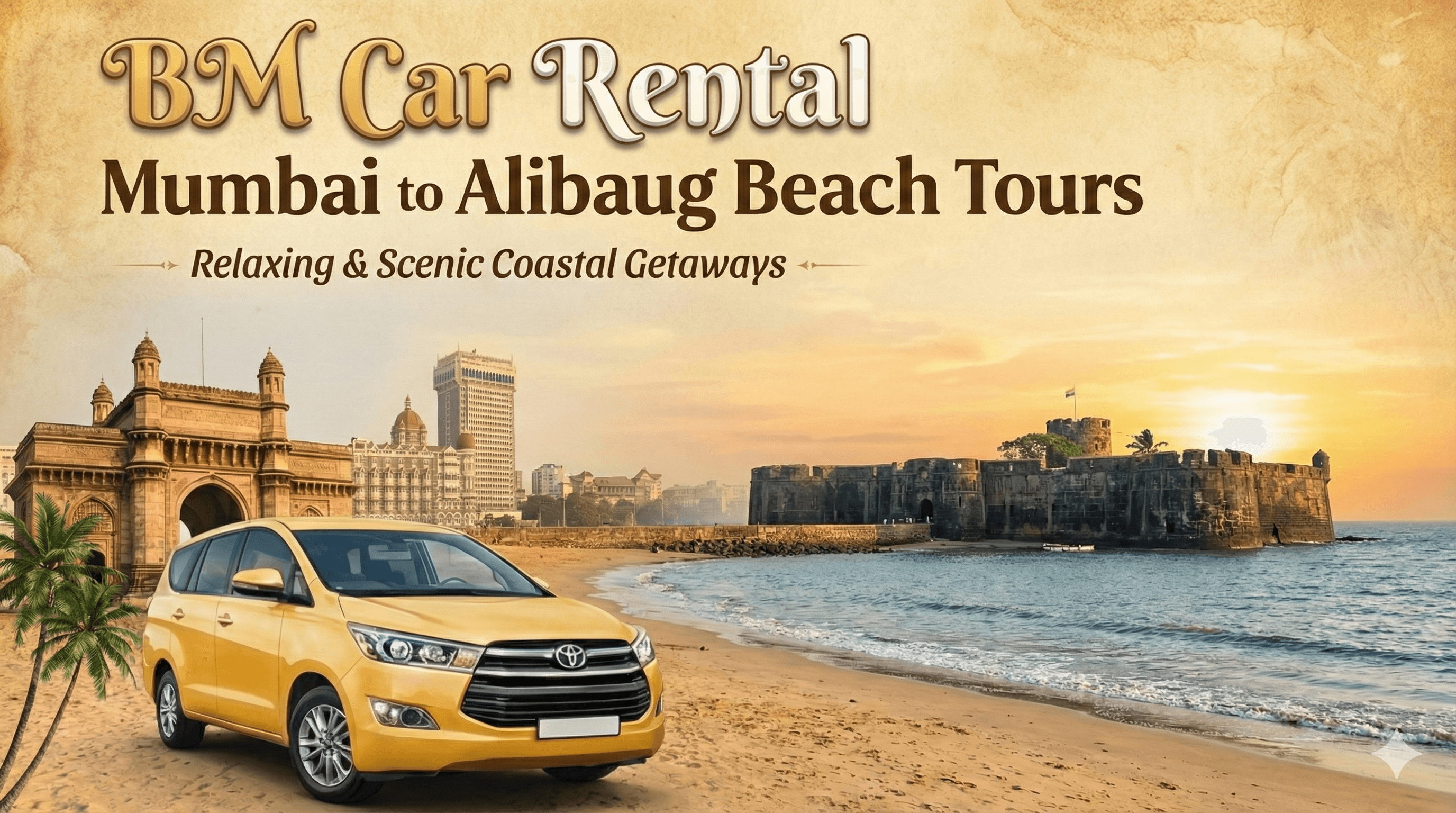 Mumbai to Alibaug Beach